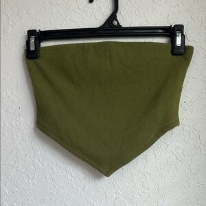 Forever 21 Olive Green Crop Top